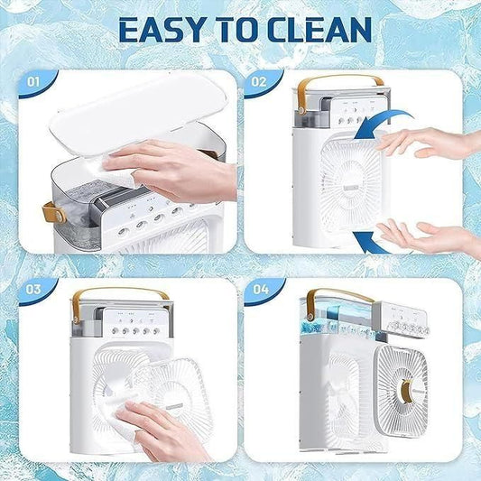 Multifunction Water Spray Mist Fan Air Cooler fan USB Electric Fan Portable Fan Air Conditioner Humidifier Fan for Home