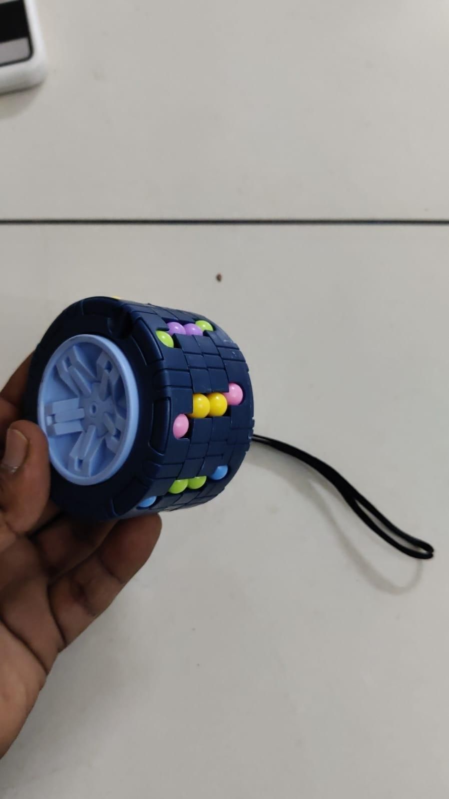 3D Cylinder Magic Bean Cylinder Rotate and Slide Puzzle Toy