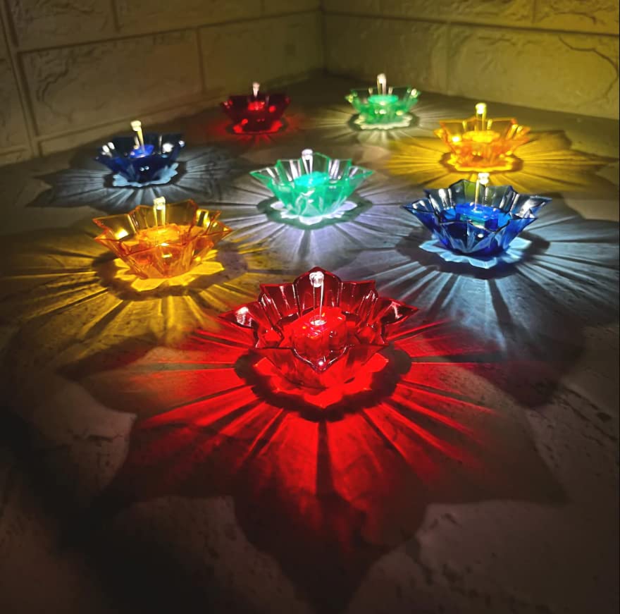 3D Reflection Rangoli Diya (Reusable)