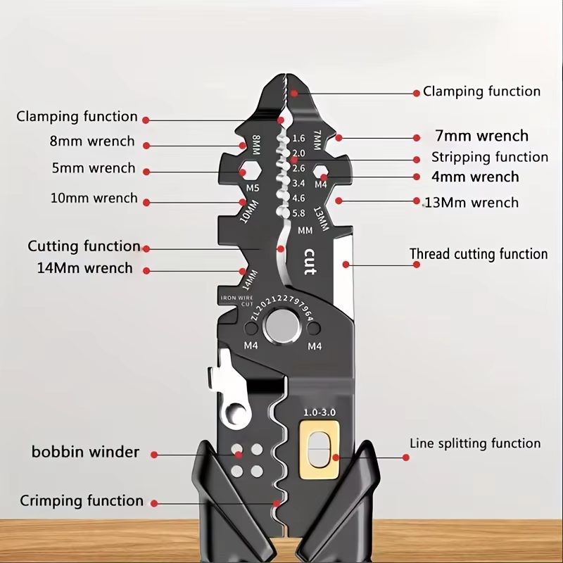 25 in 1 wire cutter