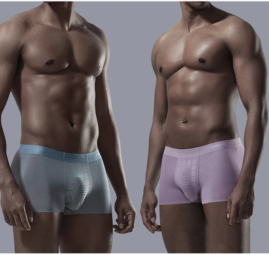 Men's Ice Silk Briefs Boxers (Pack of 3)