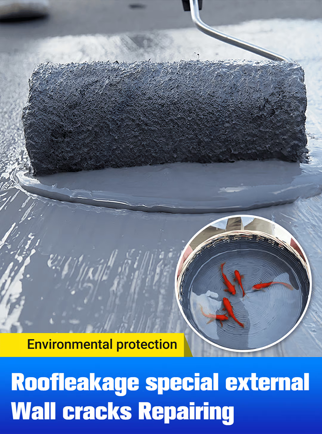 Waterproof Coating Exterior Wall Roof Leak Repair