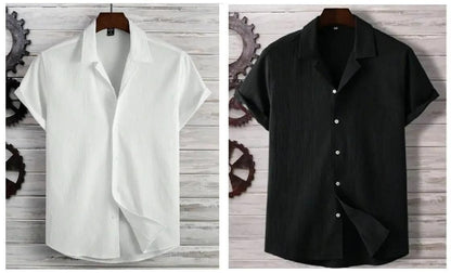 Men's Ice Silk Quick-Drying Shirt Combo of 2