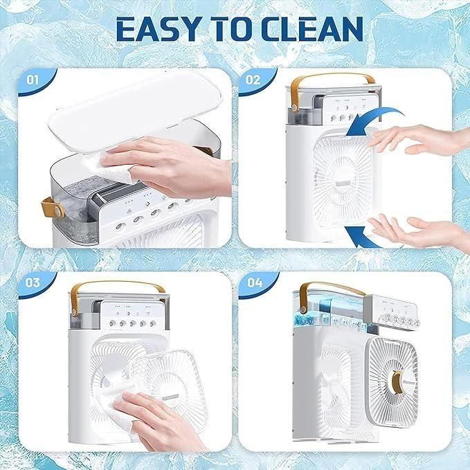 Multifunction Water Spray Mist Fan Air Cooler fan USB Electric Fan Portable Fan Air Conditioner Humidifier Fan for Home