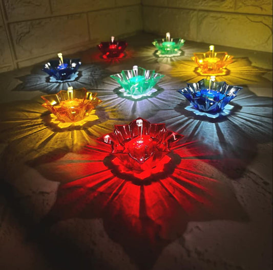 3D Reflection Rangoli Diya (Reusable)