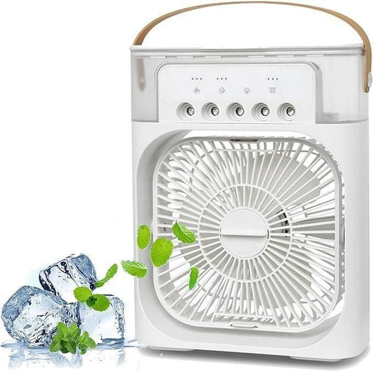 Multifunction Water Spray Mist Fan Air Cooler fan USB Electric Fan Portable Fan Air Conditioner Humidifier Fan for Home