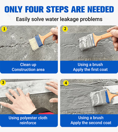 Waterproof Coating Exterior Wall Roof Leak Repair