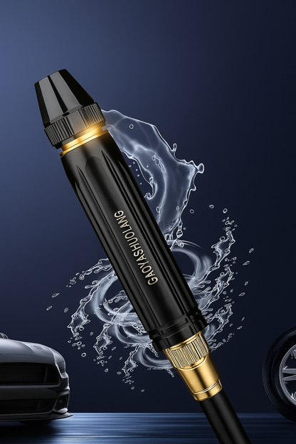 Portable High Pressure Washing Water Nozzle (Black)