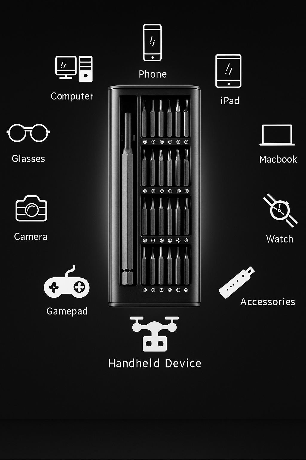 24 Pieces Precision Screwdriver Set