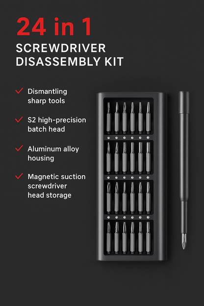 24 Pieces Precision Screwdriver Set