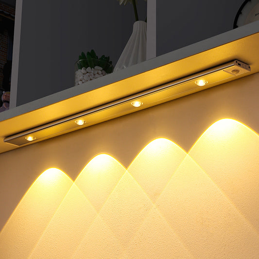 LED PIR Motion Sensor Cabinet  With USB Rechargeble